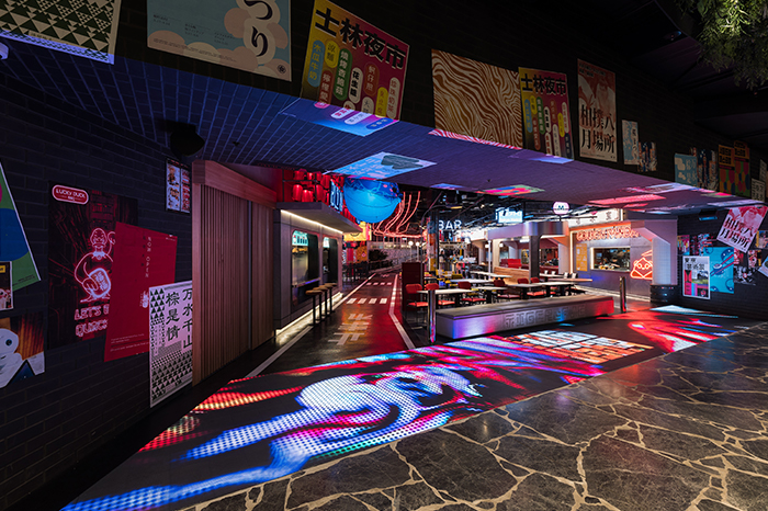 Tiger Lane LED Floor Installation