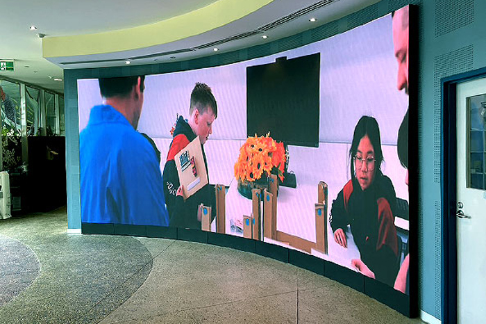 GTAC Curved LED Wall